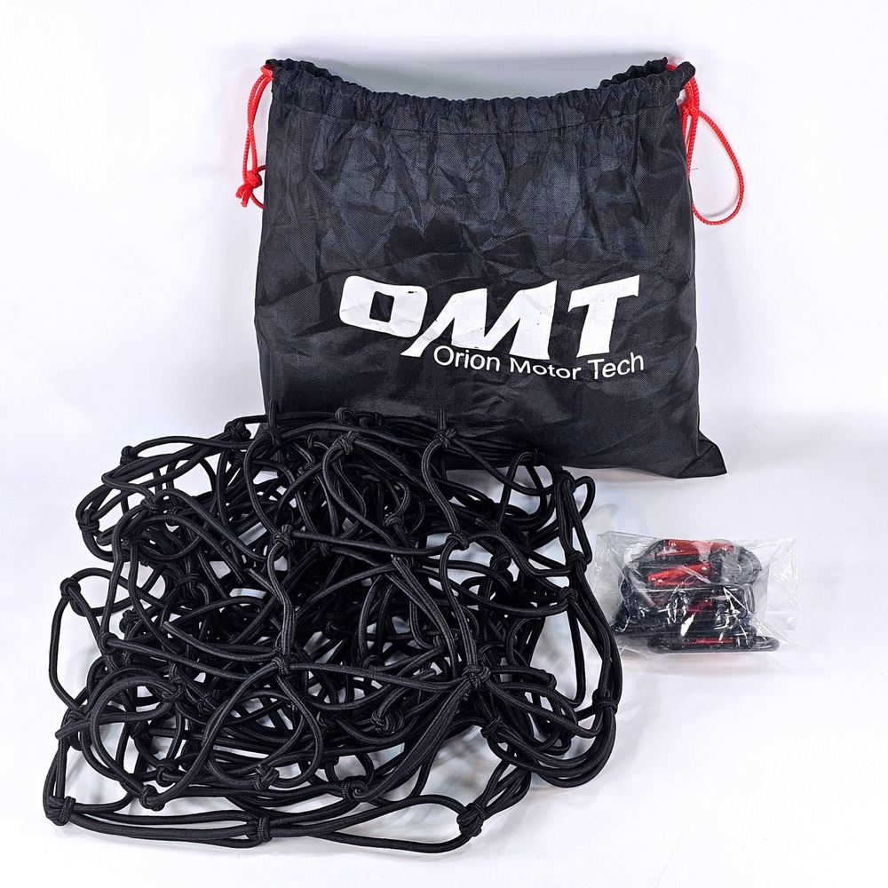 Orion Motor Tech Bungee Cargo Net 36x54 Heavy Duty Truck Bed Trailer Mesh Black